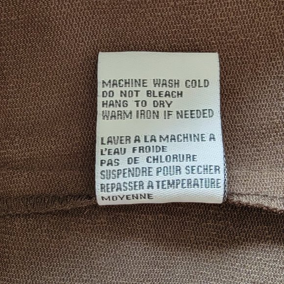 Lana Lee Women's Jacket Brown Corduroy Ruffled Trim Details Small (GUC) - Picture 8 of 8